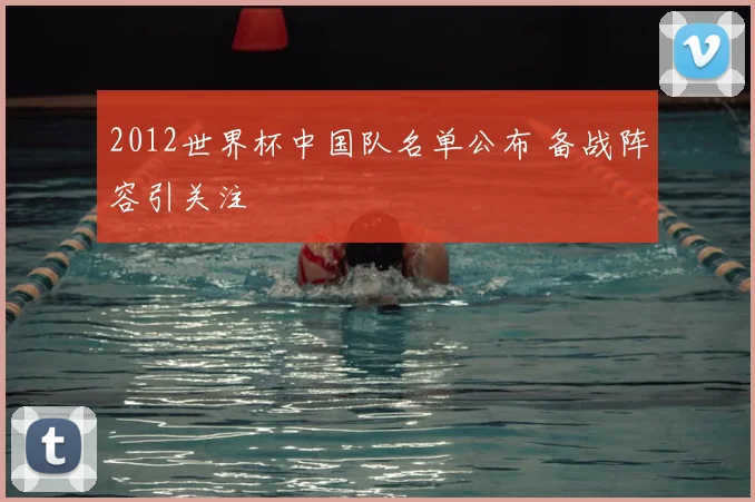 2012世界杯中国队名单公布 备战阵容引关注